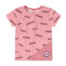 Lilica Blusa Manga Curta Estampada Rosa