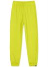 Lilica Ripilica - Calça Básica Moletom Infantil Amarelo Neon-Tamanho 6