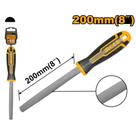 Lima Grossa Meia-Cana Com Cabo Emborrachado 8" (200mm) INGCO Lima Grossa Meia-Cana Com Cabo Emborrachado 8" (200mm) INGCO