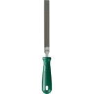 Lima Meia-cana Sata 6" 152 Mm Aço Temperado Cabo Ergonômico Acabamento Em Aço Inox Cobre Ferro