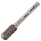 Lima Rotativa Abaulada 12x25mm com Haste LC012 6mm - 43.12.122.502 - VONDER