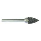Lima Rotativa Árvore Pontiaguda 8X20X6mm Corte Duplo HT