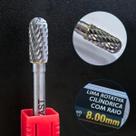 Lima rotativa cilindrica c/raio cx08 - rocast
