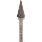 Lima Rotativa Cônica Ponteaguda 10mm X 20mm Haste 6mm Vonder
