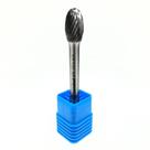 Lima Rotativa Metal Duro Oval 10x15mm H6 Corte Simples