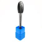 Lima Rotativa Metal Duro Oval 13x22mm H6 Corte Simples
