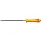 Lima Tramontina Master Redonda Bastarda Para Serrote 8" Em Aço Carbono Com Cabo Injetado Lima Tramontina Master Redonda Bastarda Para Serrote 8" Em Aço Carbono Com Cabo Injetado