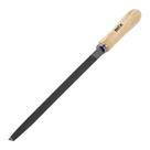 Lima triangular bastarda 10" com cabo de madeira - 1603655