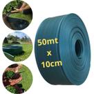 Limitador de Grama Plástico Flexível Verde 50m Paisagismo Jardim