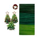Limpa-Cachimbo De Natal Vermelho, Verde E Branco, 300 Peças, Hastes De Chenille Para Decorações