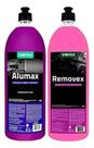 Limpa carrocerias aluminio alumax 1,5l + removex vintex 1,5l