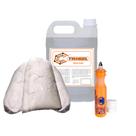 Limpa Ferramentas (Clean Tools) 5 Litros, Estopa de Algodão 2Kg & Marcador Industrial