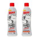Limpa Inox Cremoso Reax 400g Aço Inoxidável Fogão Panela Escolha entre 1, 2 ou 3 Unidades Limpa Inox Cremoso Reax 400g Aço Inoxidável Fogão Panela Escolha entre 1, 2 ou 3 Unidades