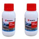 Limpa parabrisa wurth 100 ml para reservatório carro kit 2 unidades