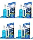 Limpa telas start 120ml + pano microfibra kit c/4 unidades