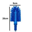 Limpa tubos ø 90 mm maxi tech azul bralimpia escova multiuso