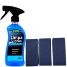 Limpa Vidros Limpador 3 Tacos Lona Descontaminação Vintex