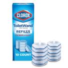 Limpador de banheiro reabastece o vaso sanitário Clorox Wand Original 10 unidades