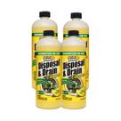 Limpador de drenos Instant Power Liquid Enzyme 1L, pacote com 4