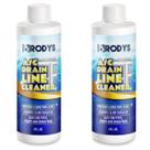 Limpador de linha de drenagem A/C HVAC, frasco Brodys de 240 ml (pacote com 2)