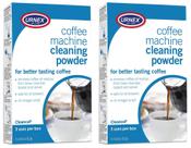 Limpador de máquina de café Urnex Cleancaf Powder, pacote com 2