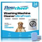 Limpador de máquina de lavar flowcheer 24 comprimidos, fornecimento de 1 ano Limpador de máquina de lavar flowcheer 24 comprimidos, fornecimento de 1 ano