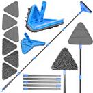 Limpador de parede DSV Standard Wall Mop, alça longa de 77 polegadas