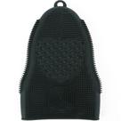 Limpador de pincéis de maquiagem ScivoKaval Silicone Black Mitten Glove