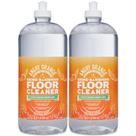 Limpador de piso de madeira dura ANGRY ORANGE Citrus Mint 960 ml (pacote com 2)