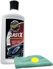 Limpador de plástico e polimento Meguiar's PlastX com pano e almofada