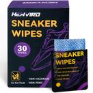 Limpador de sapatos Henviro Sneaker Wipes, pacotes com 30