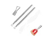 Limpador de unhas para cutículas WOIWO Stainless Steel Triangle x2