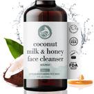 Limpador facial Foxbrim Naturals Leite de coco e mel 120mL