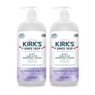 Limpador líquido Kirk's 3 em 1, nutritivo da cabeça aos pés, 960 ml, pacote com 2 unidades Limpador líquido Kirk's 3 em 1, nutritivo da cabeça aos pés, 960 ml, pacote com 2 unidades