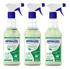 Limpador Multiuso Coperalcool Energia do Campo Capim Limão 500ml Segredos da Natureza Kit 3 Unidades