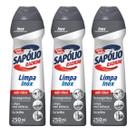 Limpador Multiuso Cremoso Sapólio Radium 250ml Fórmula Potente para Brilho Imediato sem Danificar Inox, Vidro ou Alumínio