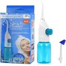 Limpador Oral Bucal Portátil Manual Irrigador a Jato Dental Limpeza Profunda Dentes Gengivas Aparelho Higiênico Refresca o Hálito Higiene Nasal Segura