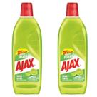 Limpador Perfumado Ajax Limpeza Pesada Fresh Limão 1 Litro Kit com 2