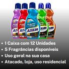 Limpador Perfumado Azulim Fragrâncias 500ml - Kit Com 12 Unidades