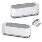 Limpador Ultrassonico Joias Aneis Kit 2 unidades Oculos Cordao Acessorios Pinceis de Maquiagem Estojo Portatil Multiuso Alta Frequencia Limpeza Profun