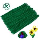 Limpadores de cachimbo Caydo 300 Green Chenille Stems 6 mm x 30 cm