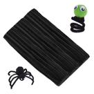 Limpadores de cachimbo Cuttte Black Craft 100 unidades para crianças (6 mm x 30 cm)