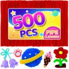 Limpadores de cachimbo Eppingwin 500 unidades de suprimentos artesanais Chenille Stems