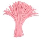 Limpadores de cachimbo Featuman 200 peças de material artesanal de 30 cm rosa claro