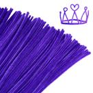 Limpadores de cachimbo Giwrmu Chenille Stem 100 peças de roxo profundo