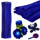 Limpadores de cachimbo Iuuidu Royal Blue Chenille Stem 200 unidades