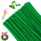 Limpadores de cachimbo JijaCraft Fluorescent Green 6 mm x 30 cm 200 unidades Limpadores de cachimbo JijaCraft Fluorescent Green 6 mm x 30 cm 200 unidades