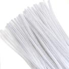 Limpadores de cachimbo TOAOB Chenille Stems 6 mm x 30 cm brancos (100 unidades) Limpadores de cachimbo TOAOB Chenille Stems 6 mm x 30 cm brancos (100 unidades)