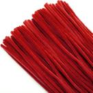 Limpadores de cachimbo TOAOB Red Chenille Stems 6 mm x 30 cm 100 unidades