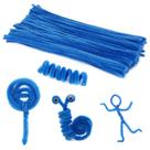 Limpadores de cachimbo Zulary Chenille Stem 100 unidades Lake Blue